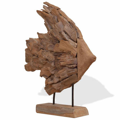 Socha Ryby Teak 40X12X57 Cm