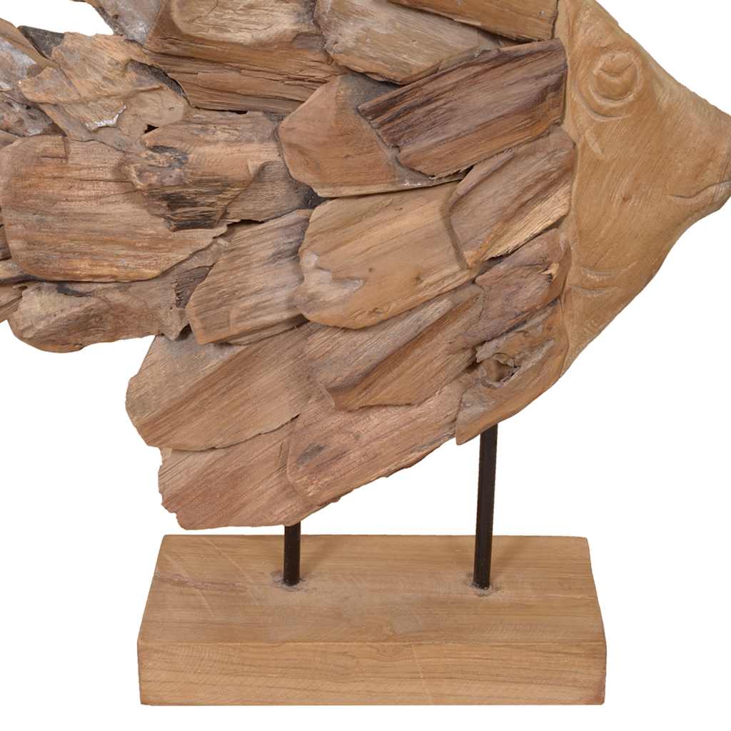 Socha Ryby Teak 40X12X57 Cm