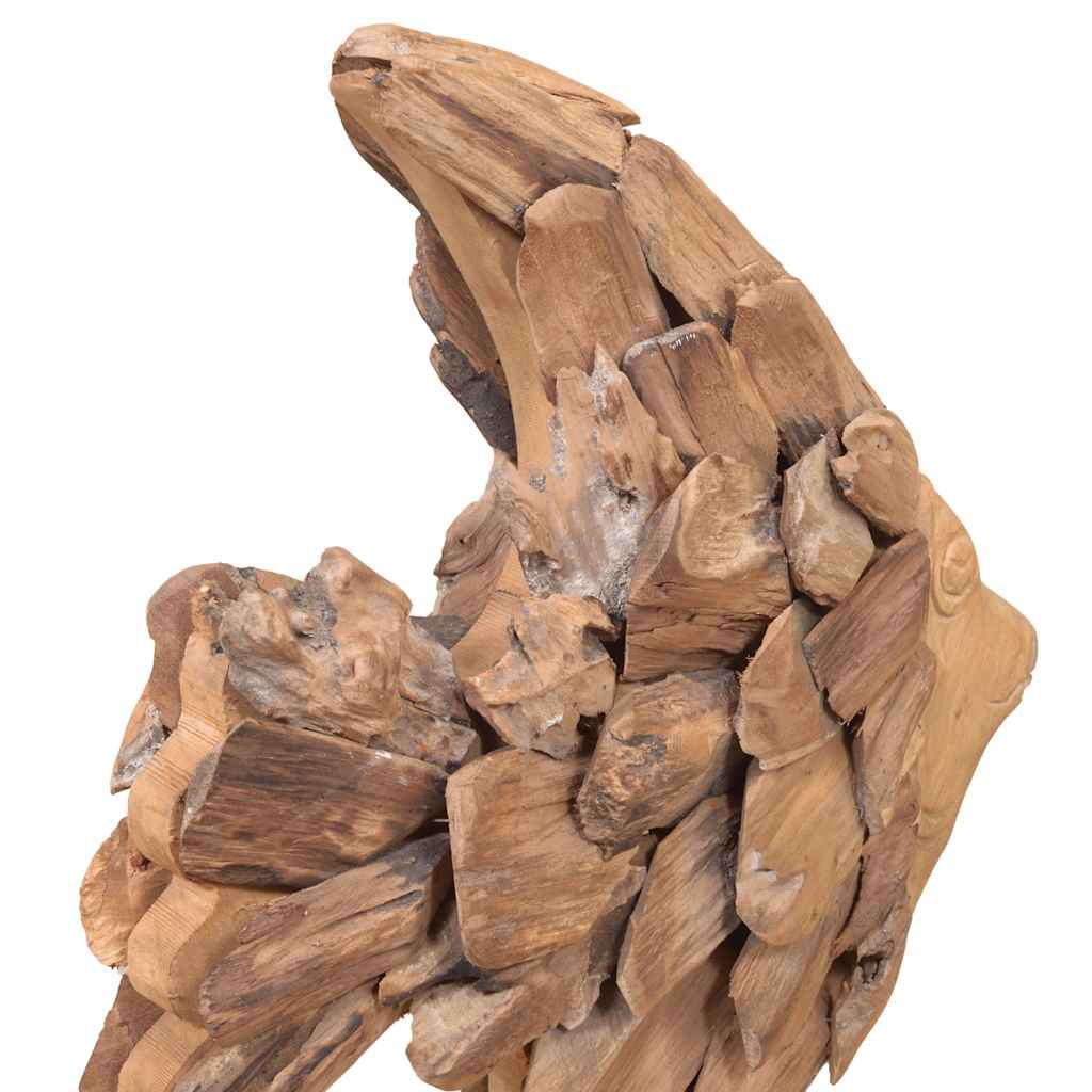 Socha Ryby Teak 40X12X57 Cm