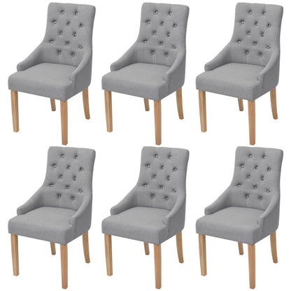 Jídelní Židle 2 Ks Krémové Textil