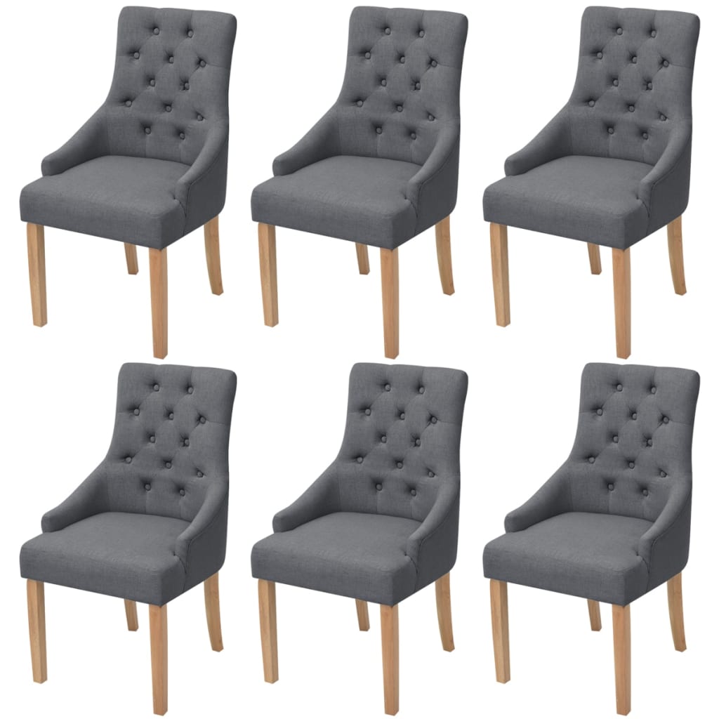 Jídelní Židle 2 Ks Krémové Textil