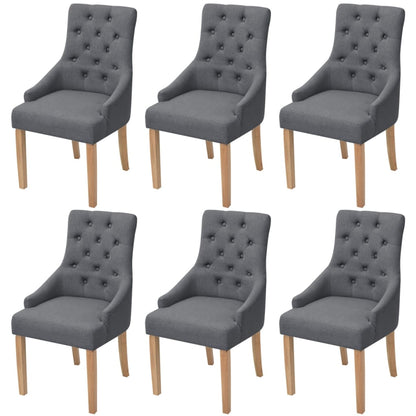Jídelní Židle 2 Ks Krémové Textil