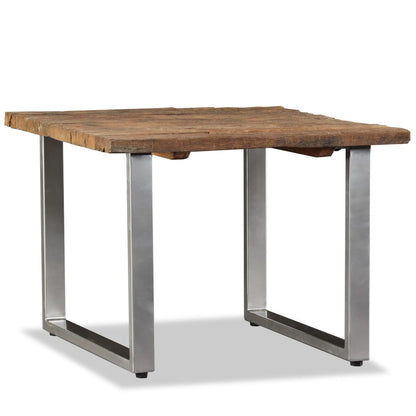 Konferenční Stůl Masivní Recyklované Dřevo 55 X 55 X 40 Cm