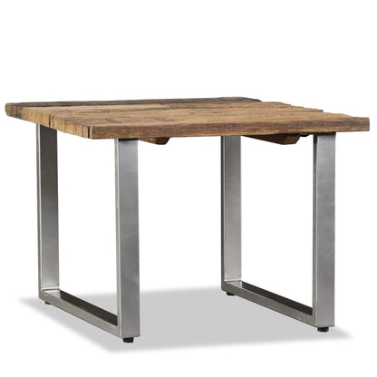 Konferenční Stůl Masivní Recyklované Dřevo 55 X 55 X 40 Cm