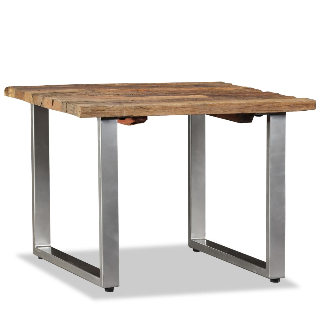 Konferenční Stůl Masivní Recyklované Dřevo 55 X 55 X 40 Cm