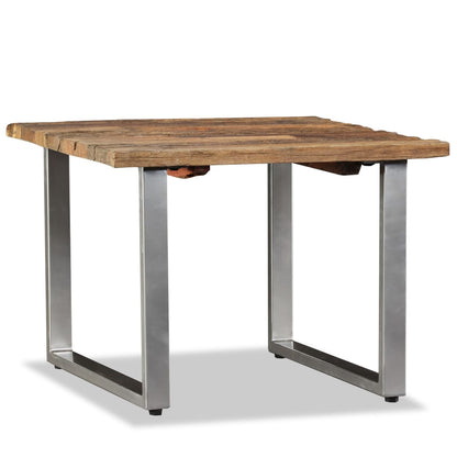 Konferenční Stůl Masivní Recyklované Dřevo 55 X 55 X 40 Cm