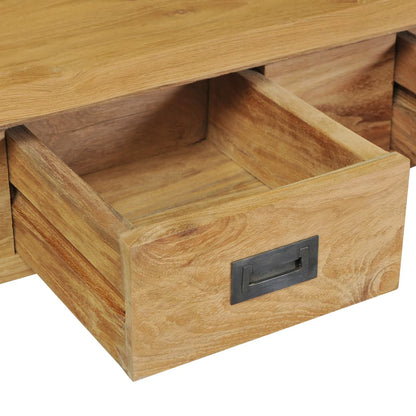 Konzolový Stolek Masivní Teak 90 X 30 X 80 Cm