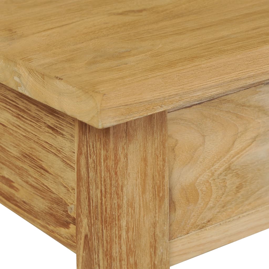 Konzolový Stolek Masivní Teak 90 X 30 X 80 Cm