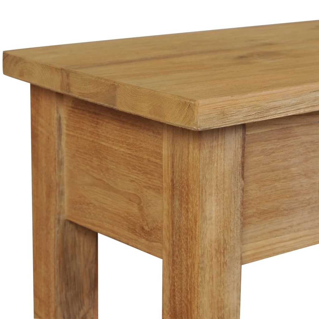 Konzolový Stolek Masivní Teak 120 X 30 X 80 Cm
