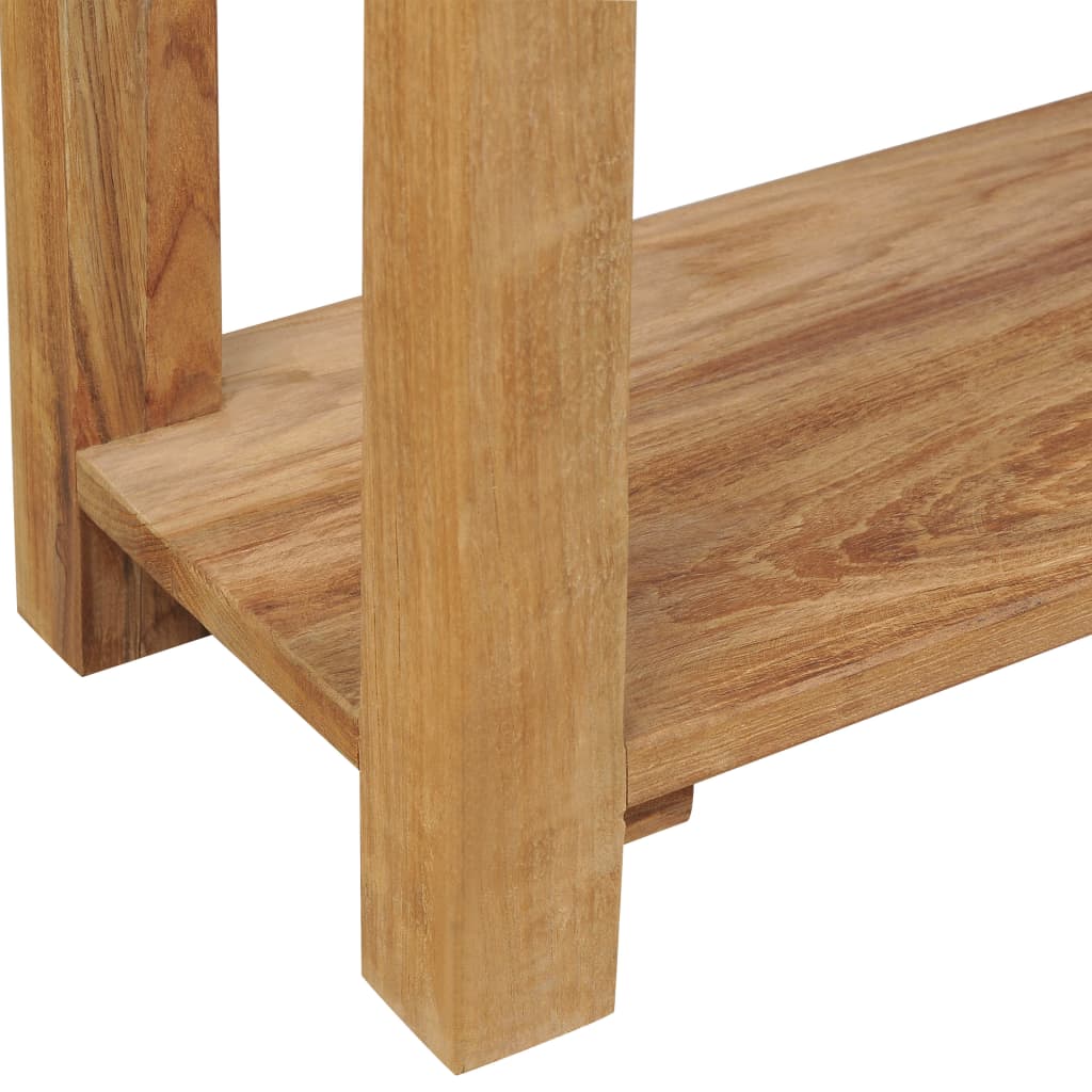 Konzolový Stolek Masivní Teak 120 X 30 X 80 Cm
