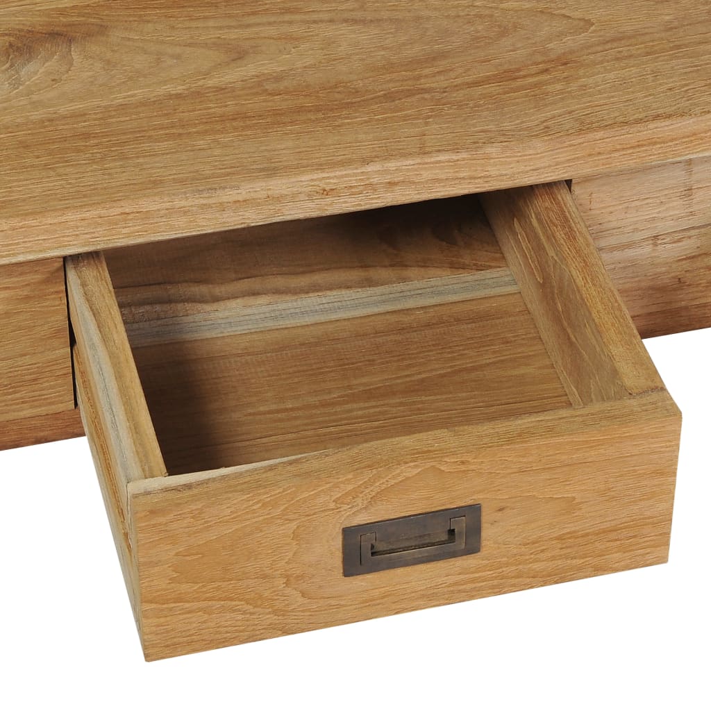 Konferenční Stolek Masivní Teak 100 X 60 X 35 Cm