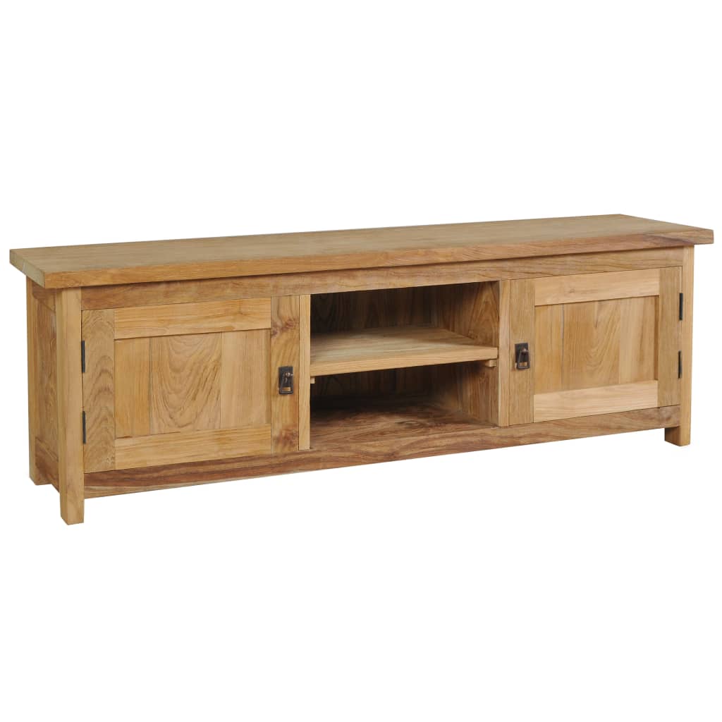 Tv Skříňka Masivní Teak 120 X 30 X 40 Cm