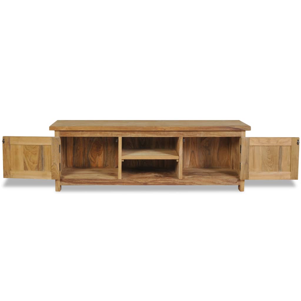 Tv Skříňka Masivní Teak 120 X 30 X 40 Cm