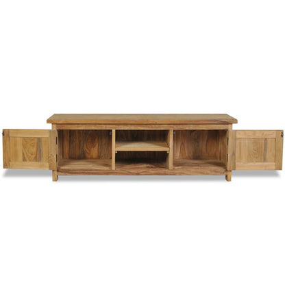 Tv Skříňka Masivní Teak 120 X 30 X 40 Cm