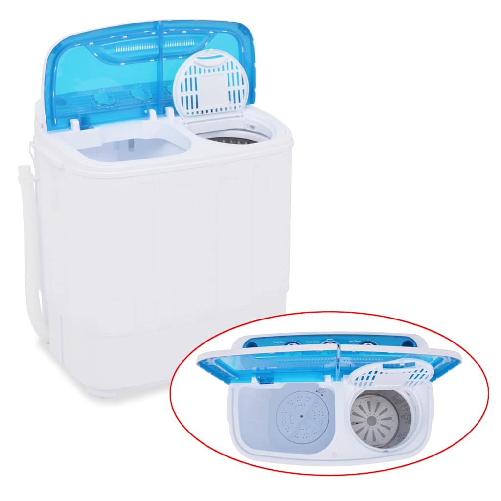 Mini Pračka, Dva Bubny, 5,6 Kg