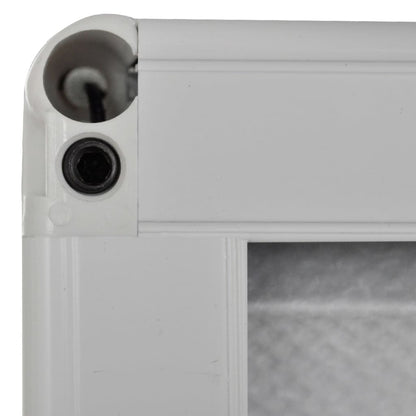 Plisovaná Okenní Síť Proti Hmyzu Se Zástěnou, Hliník,