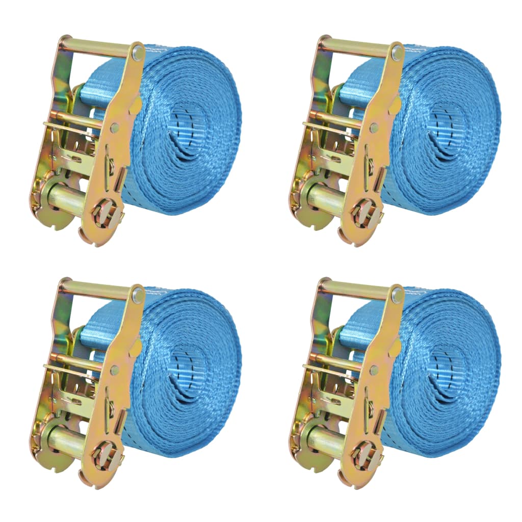 Ráčnové Upínací Pásy, 10 Ks, 2 Tuny, 8Mx50Mm, Oranžové