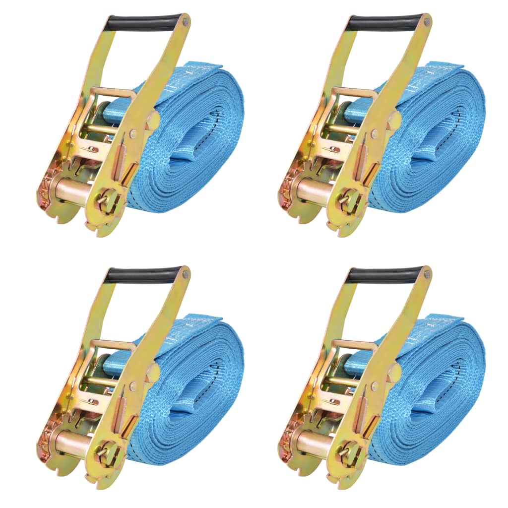 Ráčnové Upínací Pásy, 10 Ks, 2 Tuny, 8Mx50Mm, Oranžové