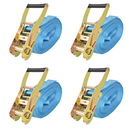 Ráčnové Upínací Pásy, 10 Ks, 2 Tuny, 8Mx50Mm, Oranžové