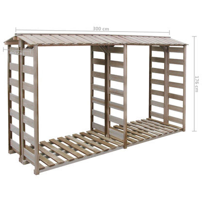 Kůlna Na Dříví Impregnovaná Borovice