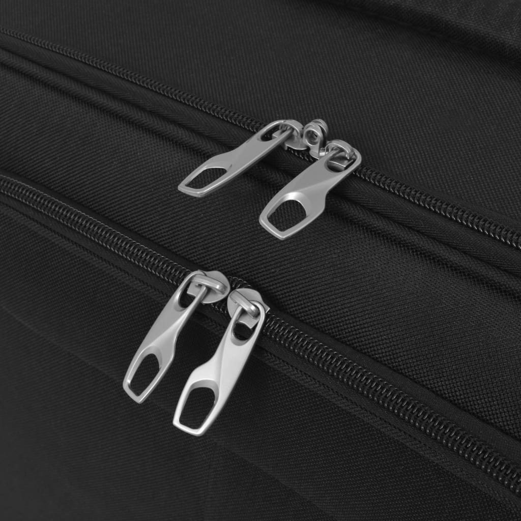 Příruční Kufr Na Kolečkách, Černý Modrá