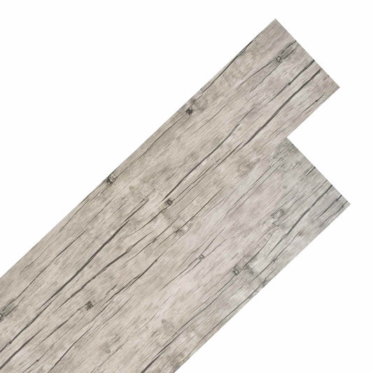 Podlahová Prkna 18 Pcs Šedý 5,26 M² Pvc
