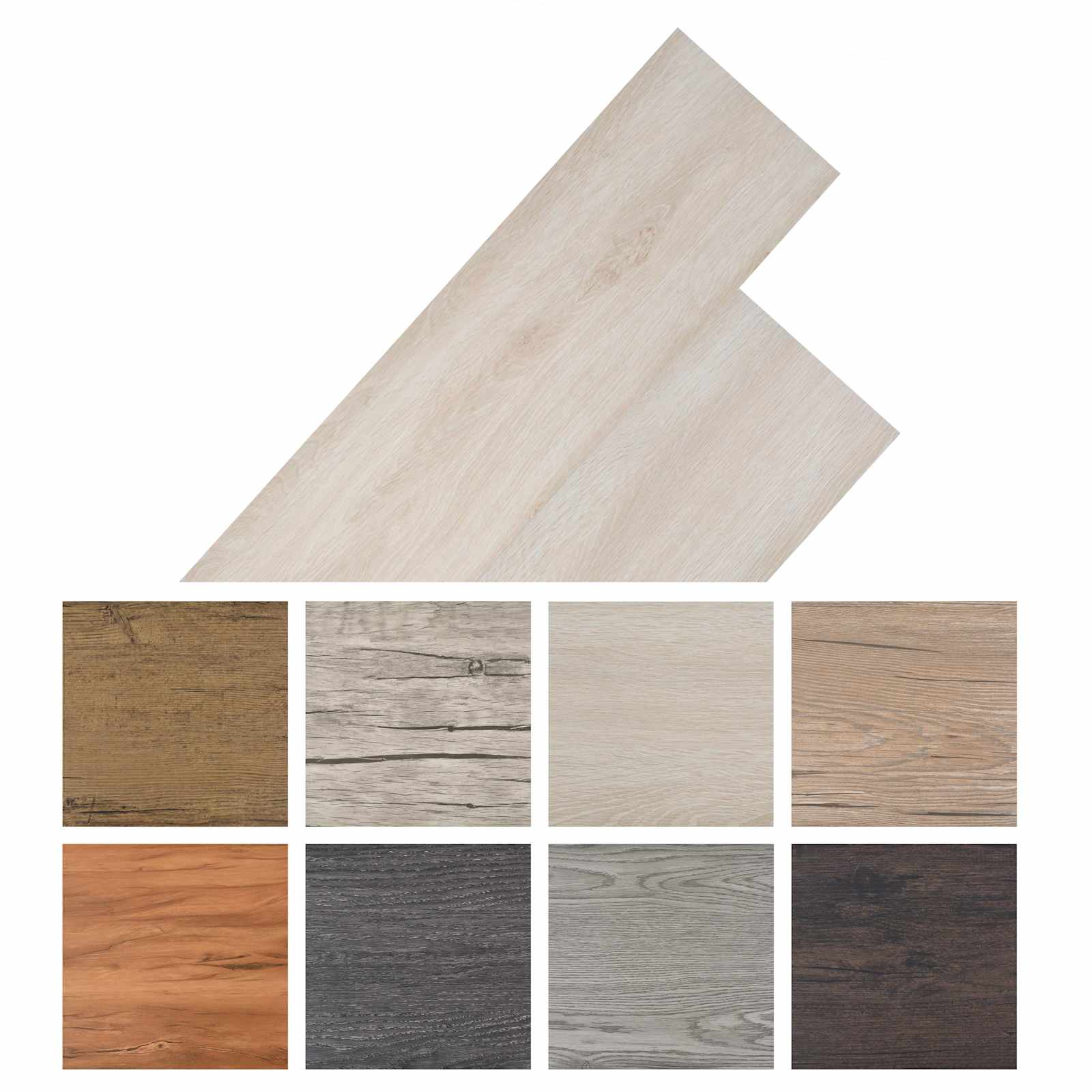 Podlahová Prkna 18 Pcs Bílý 5,26 M² Pvc
