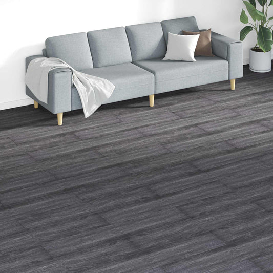 Podlahová Prkna 18 Pcs Černá A Bílá 5,26 M² Pvc