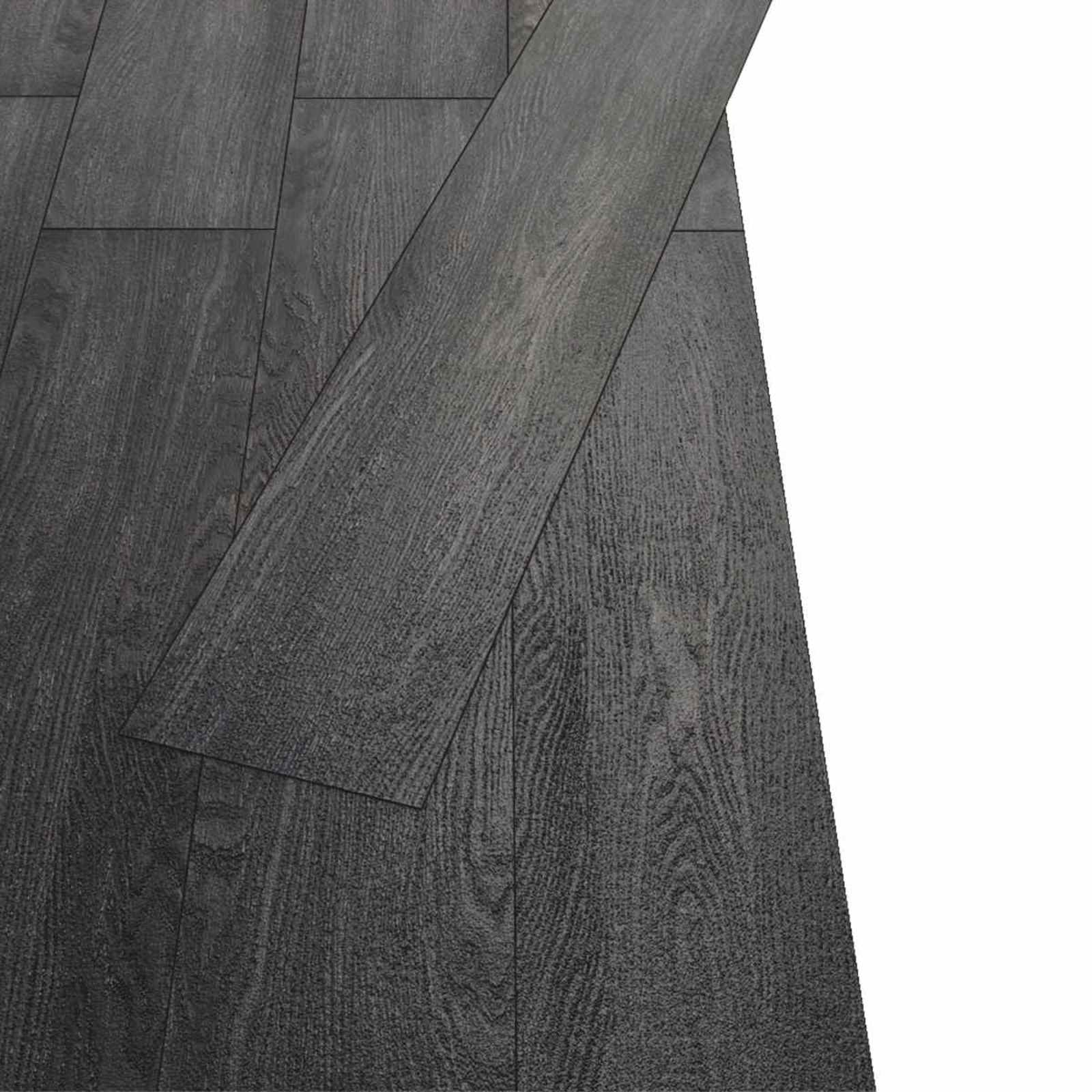 Podlahová Prkna 18 Pcs Černá A Bílá 5,26 M² Pvc