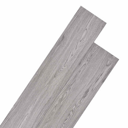 Podlahová Prkna 18 Pcs Tmavě Šedá 5,26 M² Pvc