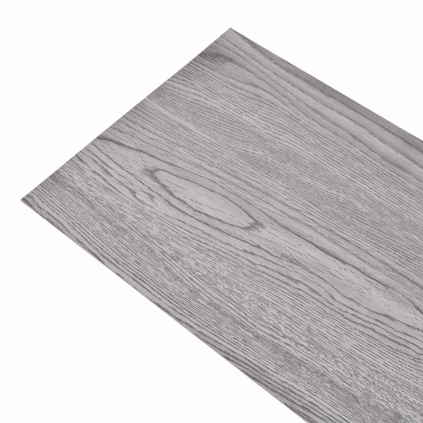 Podlahová Prkna 18 Pcs Tmavě Šedá 5,26 M² Pvc