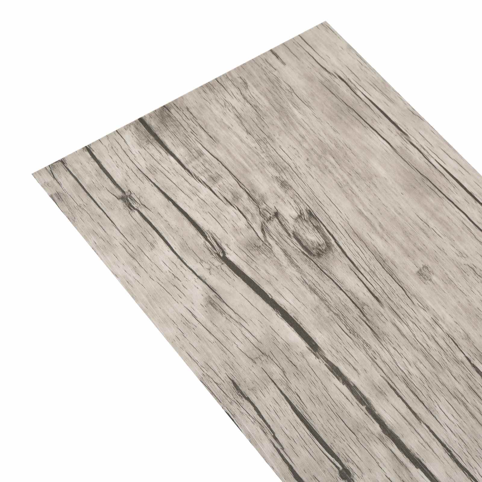 Podlahová Prkna 5,02 M² 36 Pcs Pvc Ořech Umytý