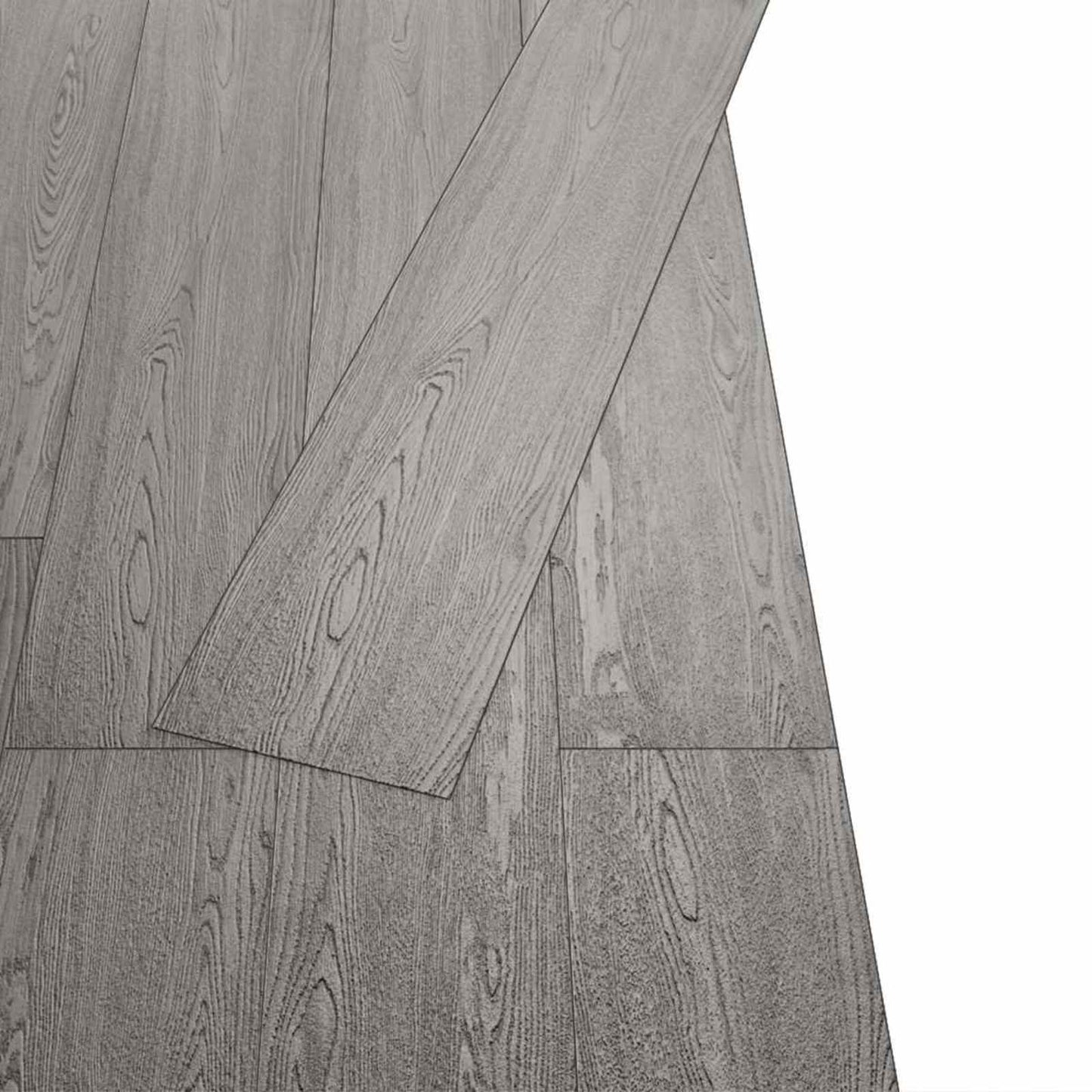 Podlahová Prkna 36 Pcs Tmavě Šedá 5,02 M² Pvc