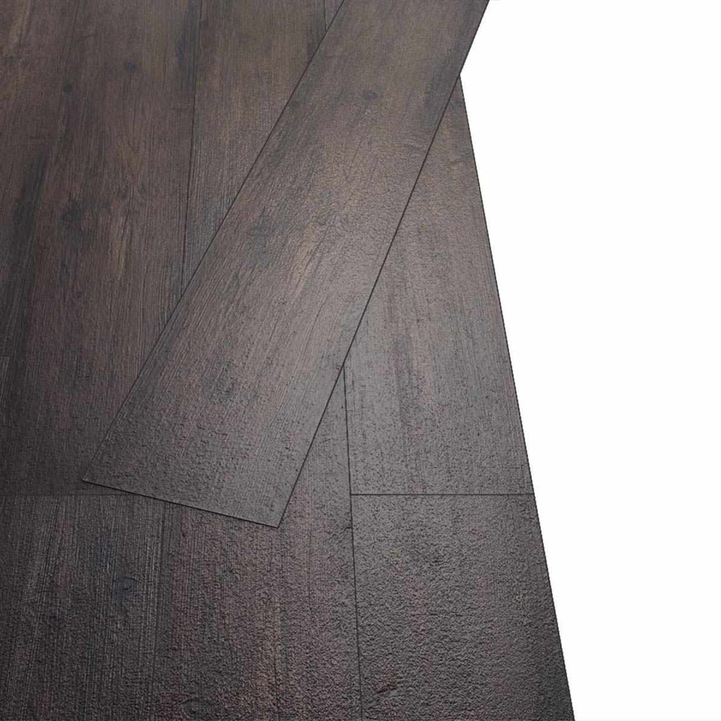 Podlahová Prkna 36 Pcs Tmavě Hnědá 5,02 M² Pvc