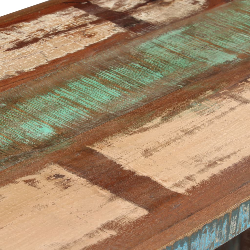 Psací Stůl Se Skříňkami Masivní Recyklované Dřevo 140X50X77 Cm