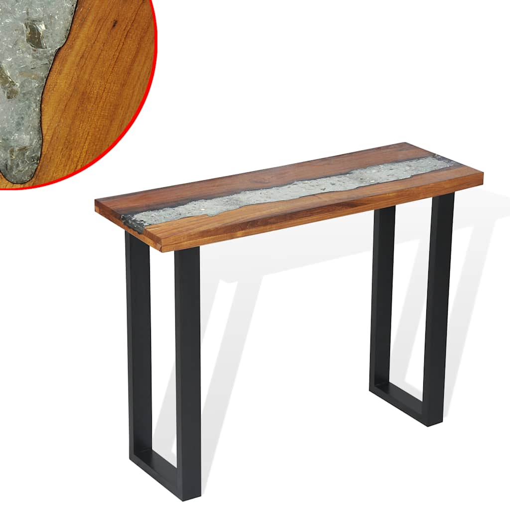 Odkládací Stolek, Teak, 100X35X75 Cm