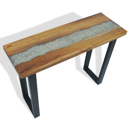 Odkládací Stolek, Teak, 100X35X75 Cm