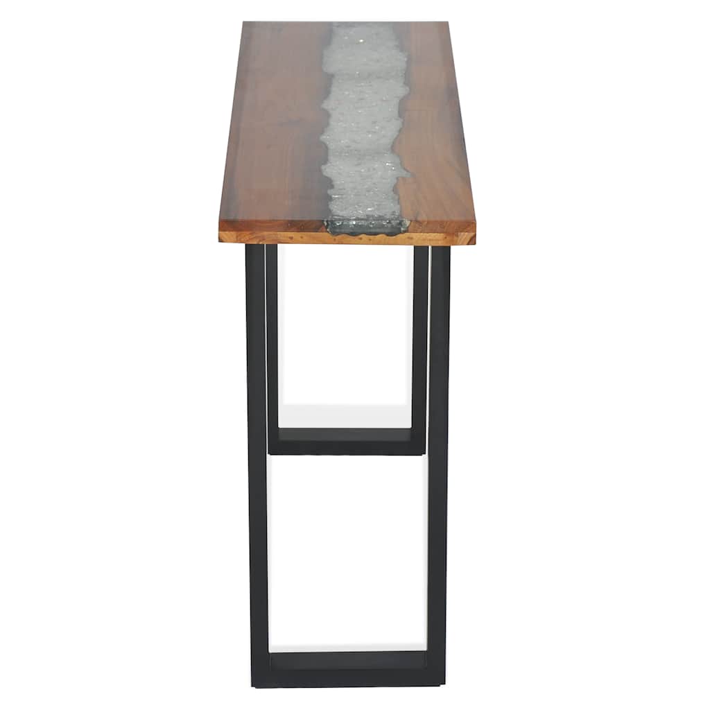Odkládací Stolek, Teak, 100X35X75 Cm
