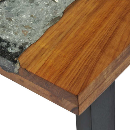 Odkládací Stolek, Teak, 100X35X75 Cm