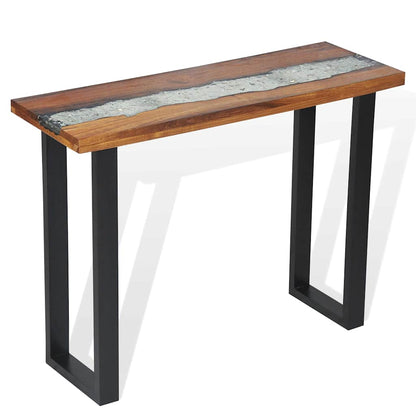 Odkládací Stolek, Teak, 100X35X75 Cm