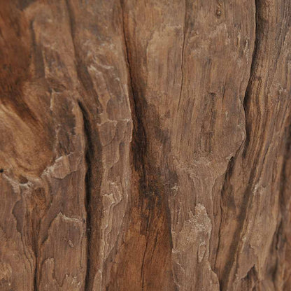 Konferenční Stolek Teak A Sklo 50 X 40 Cm