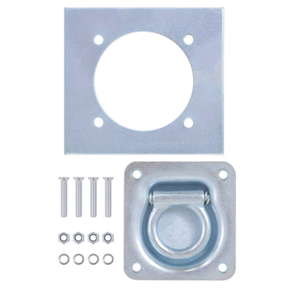 Upínací Oka Na Přívěs, 6 Ks, Pozinkovaná Ocel, 2000 Kg