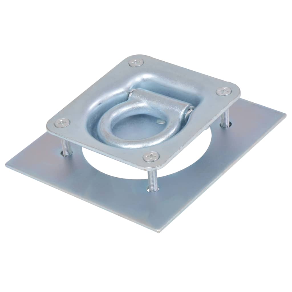 Upínací Oka Na Přívěs, 6 Ks, Pozinkovaná Ocel, 2000 Kg