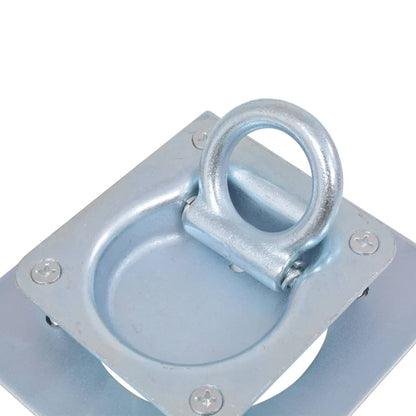 Upínací Oka Na Přívěs, 6 Ks, Pozinkovaná Ocel, 2000 Kg