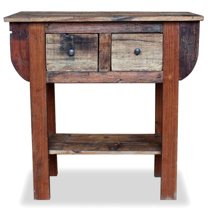 Konferenční Stolek Směs Recyklovaného Dřeva 80 X 35 X 80 Cm