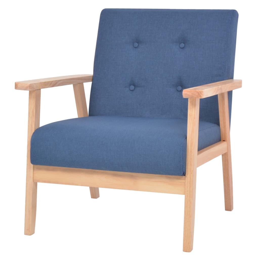Křeslo Světle Šedé Textil
