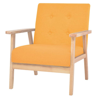 Křeslo Světle Šedé Textil