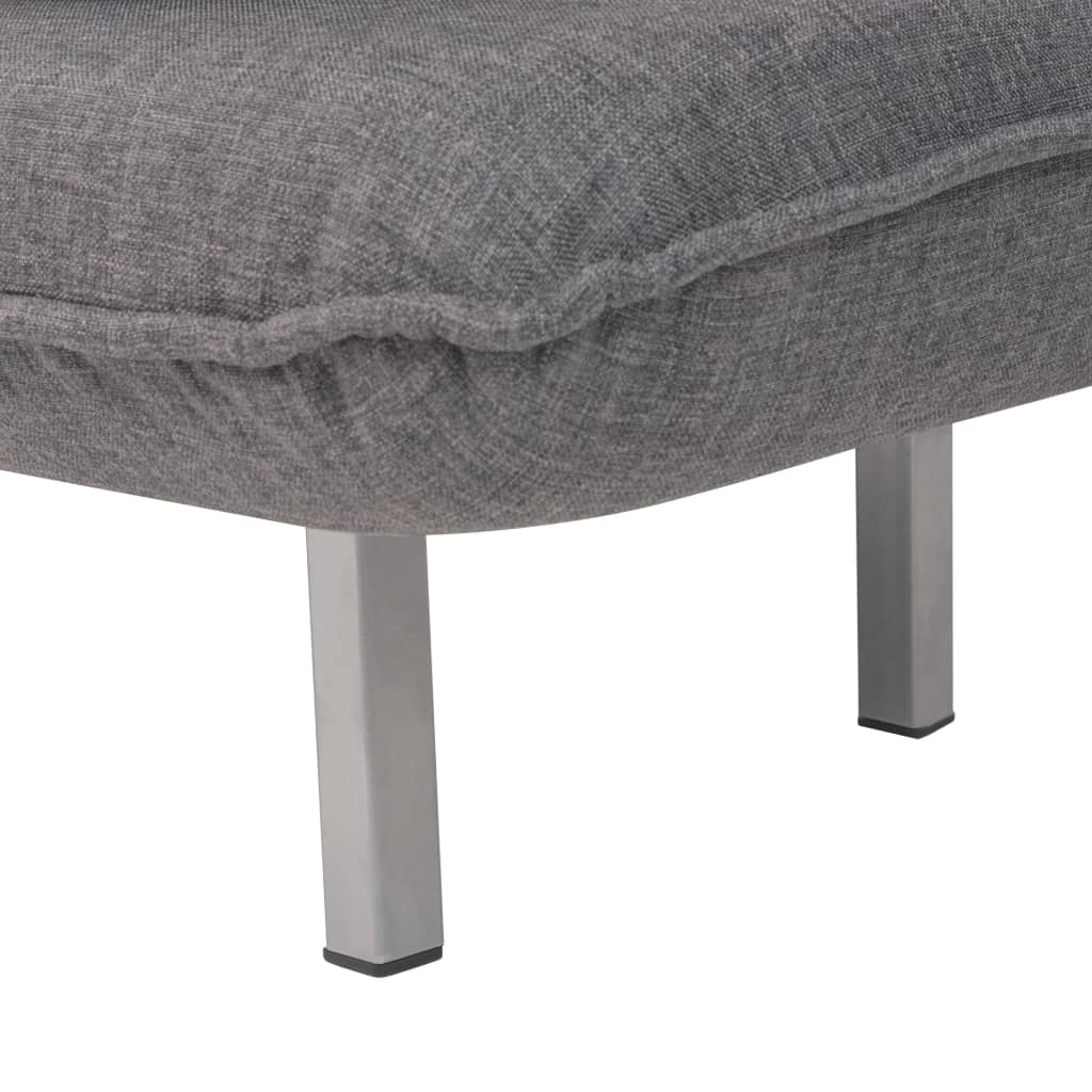 Otočné Křeslo Rozkládací Tmavě Šedé Textil