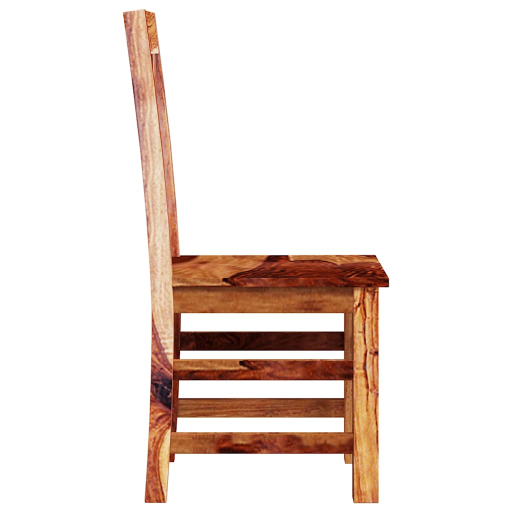 Jídelní Židle 4 Ks Masivní Dřevo