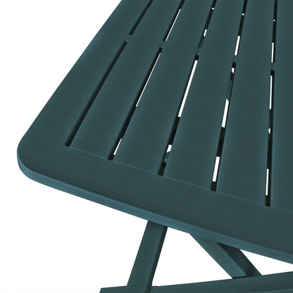 3Dílný Skládací Bistro Set Plastový Zelený